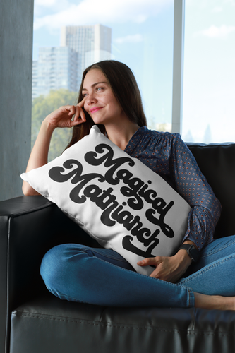 Magical Matriarch™ Premium High Quality Washable Pillow Cover AND Insert | The Matriarchy Matters™