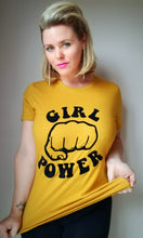Load image into Gallery viewer, Girl Power 👊 Feminist Women&#39;s T-shirt | The Matriarchy Matters™