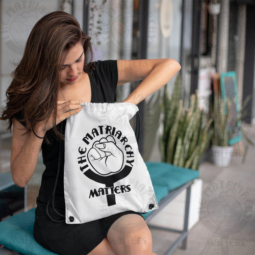 🌹 The Matriarchy Matters™ Drawstring Bag Cinch Sack - 2 Colors Options