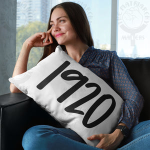 ♀️ 1920 Premium High Quality Washable Pillow Cover AND Insert | The Matriarchy Matters™