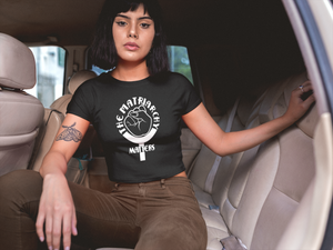 🌹 The Matriarchy Matters™ Women's Crop Top | Feminist Shirt